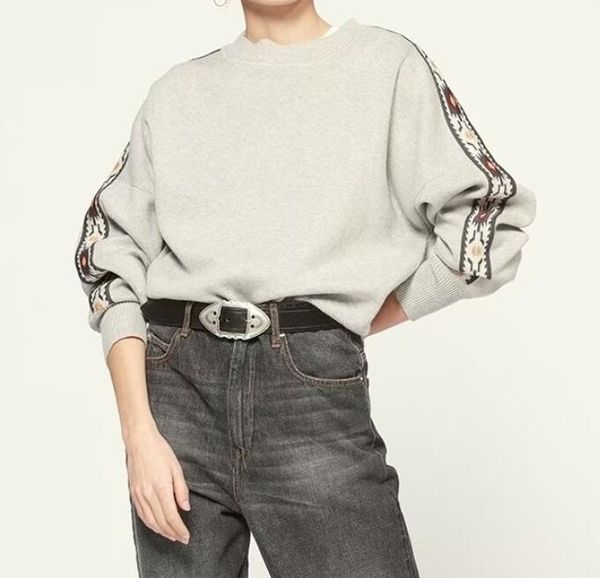 women's sweaters woman knitted jersey round neck oversized sweater long sleeves with boho jacquard embroidered fashion top, White;black
women's sweaters woman knitted jersey round neck oversized sweater long sleeves with boho jacquard embroidered fashion top, White;black