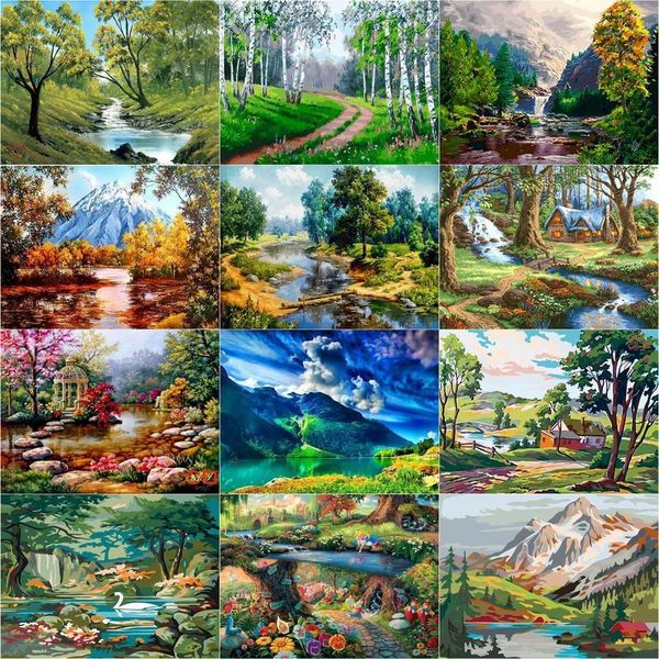 paintings gatyztory green trees diy painting by numbers drawing on canvas hand painted river pictures number landscape home d
paintings gatyztory green trees diy painting by numbers drawing on canvas hand painted river pictures number landscape home d