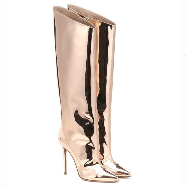 boots woman at knee height high-heeled boots with toe pointed gold silver champagne grey party shoes size eua 3-13 2i1e, Black
boots woman at knee height high-heeled boots with toe pointed gold silver champagne grey party shoes size eua 3-13 2i1e, Black