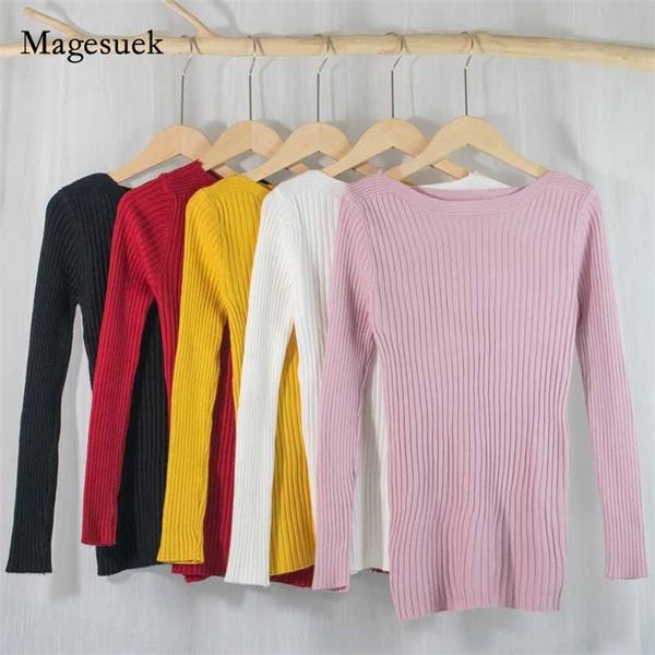women autumn all-match o-neck bottoming sweater slim-fit long sleeve pullover solid color sueter mujer 11073 210518, White;black
women autumn all-match o-neck bottoming sweater slim-fit long sleeve pullover solid color sueter mujer 11073 210518, White;black