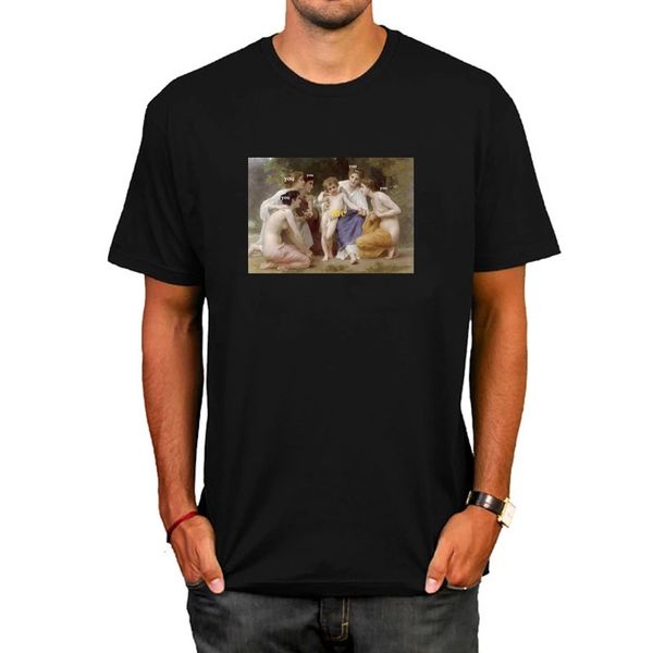william adolphe bouguereau admiration funny print t shirt men fashion swag angel tee you and me streetwear t-shirt s5mc122, White;black
william adolphe bouguereau admiration funny print t shirt men fashion swag angel tee you and me streetwear t-shirt s5mc122, White;black