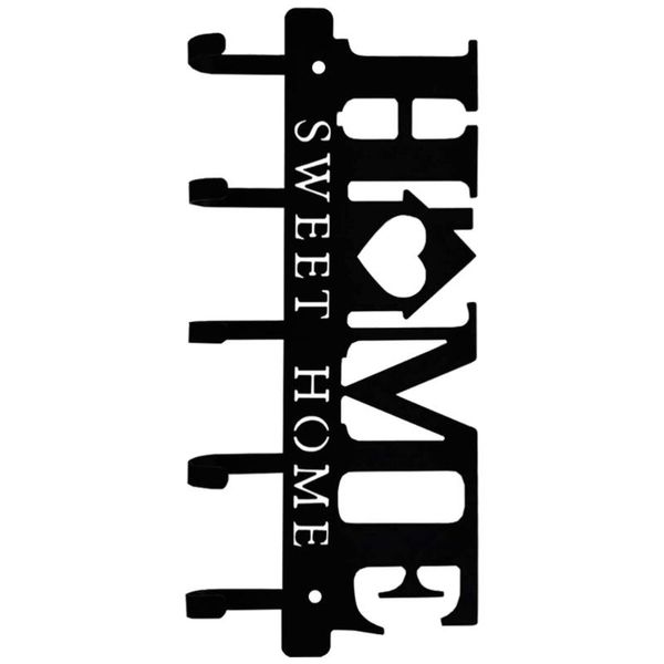 hooks & rails 1pc simple multipurpose hook hanger hat home wall ornament (black) 
hooks & rails 1pc simple multipurpose hook hanger hat home wall ornament (black)