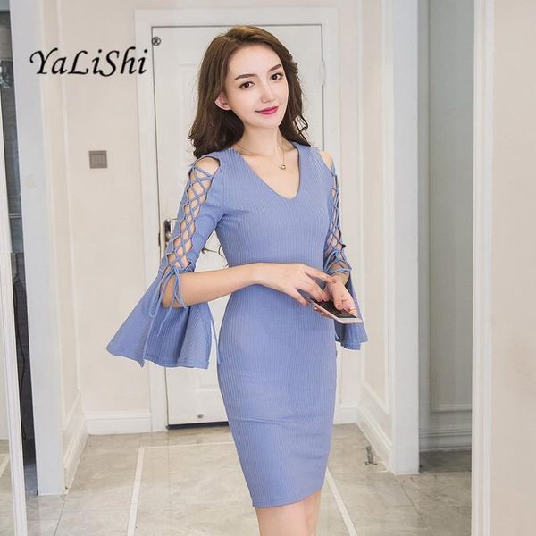 casual dresses 2021 autumn womens dress office bandage hollow out party vintage bodycon vestido flare sleeve v-neck knitting, Black;gray
casual dresses 2021 autumn womens dress office bandage hollow out party vintage bodycon vestido flare sleeve v-neck knitting, Black;gray