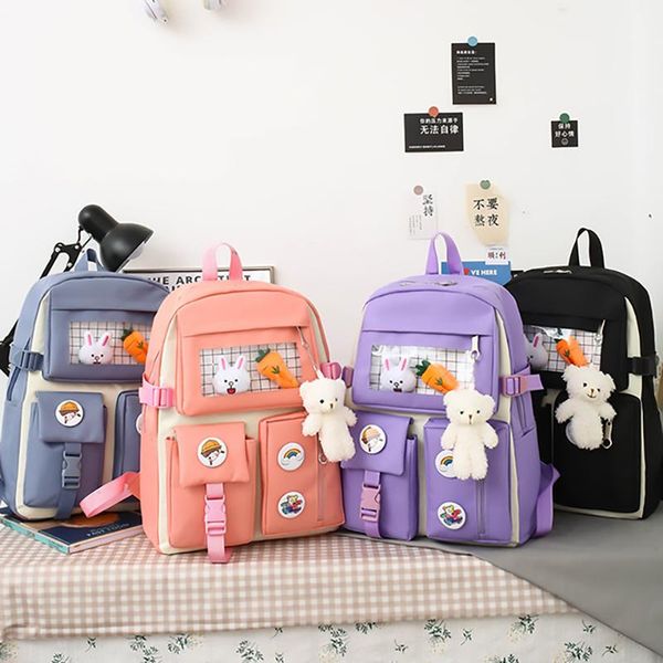 school bags fashion women backpack kawaii bag mochila cute bookbag for teenager girls waterproof travel backbag rucksack 2021
school bags fashion women backpack kawaii bag mochila cute bookbag for teenager girls waterproof travel backbag rucksack 2021