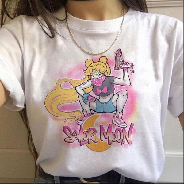 sailor moon summer fashion women t shirt harajuku short sleeve ulzzang cartoon kawaii cat tee, White
sailor moon summer fashion women t shirt harajuku short sleeve ulzzang cartoon kawaii cat tee, White