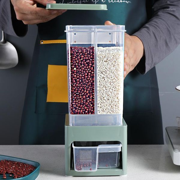 storage bottles & jars household kitchen grain isolation barrel net red wall-mounted rice moisture-proof dust-proof box
storage bottles & jars household kitchen grain isolation barrel net red wall-mounted rice moisture-proof dust-proof box