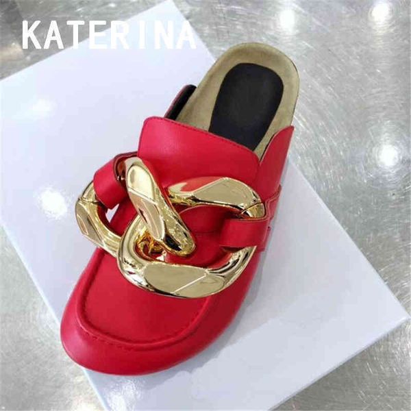 70% off wholesale sandals flip-flops gold chain decor round toe flat mules lazy loafers shoes women's outdoor real leather casual slipp, Black
70% off wholesale sandals flip-flops gold chain decor round toe flat mules lazy loafers shoes women's outdoor real leather casual slipp, Black
