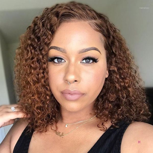 doores 13x4 bob lace front wigs human hair remy brown curly ombre wig pre plucked 250% density h1, Black;brown
doores 13x4 bob lace front wigs human hair remy brown curly ombre wig pre plucked 250% density h1, Black;brown