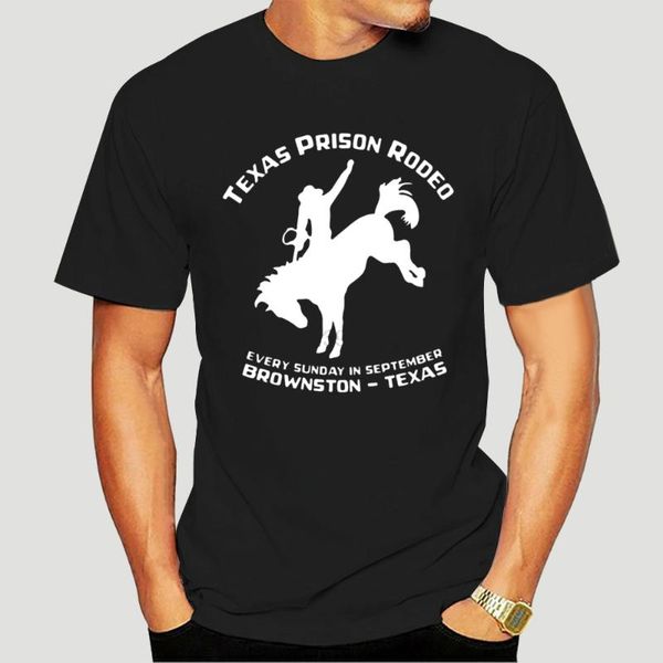 women's t-shirt texas prison rodeo pro vintage gear cowboy ss houston pbr black-0717a, White
women's t-shirt texas prison rodeo pro vintage gear cowboy ss houston pbr black-0717a, White