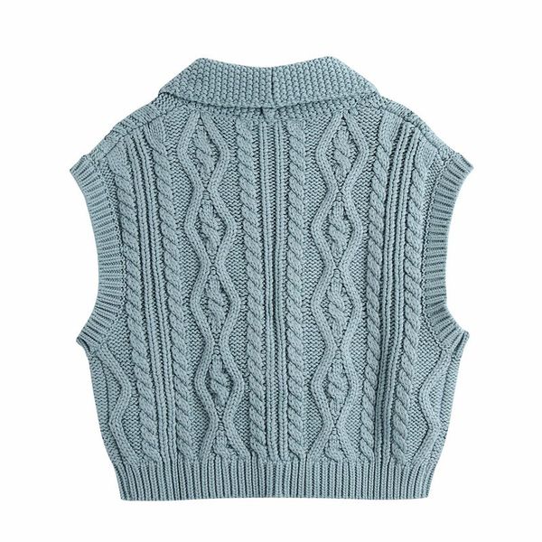 sweaters vintage lapel sleeveless twist knit cardigan loose and thin buttons solid color vest chic female, White;black
sweaters vintage lapel sleeveless twist knit cardigan loose and thin buttons solid color vest chic female, White;black