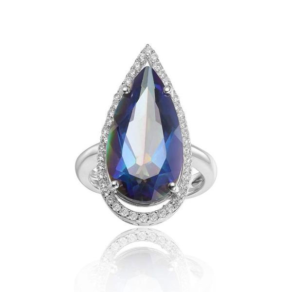 cluster rings gem's ballet 925 sterling silver water drop cocktail ring 7.89ct natural mystic quartz - blueish for women fine jewelry, Golden;silver
cluster rings gem's ballet 925 sterling silver water drop cocktail ring 7.89ct natural mystic quartz - blueish for women fine jewelry, Golden;silver
