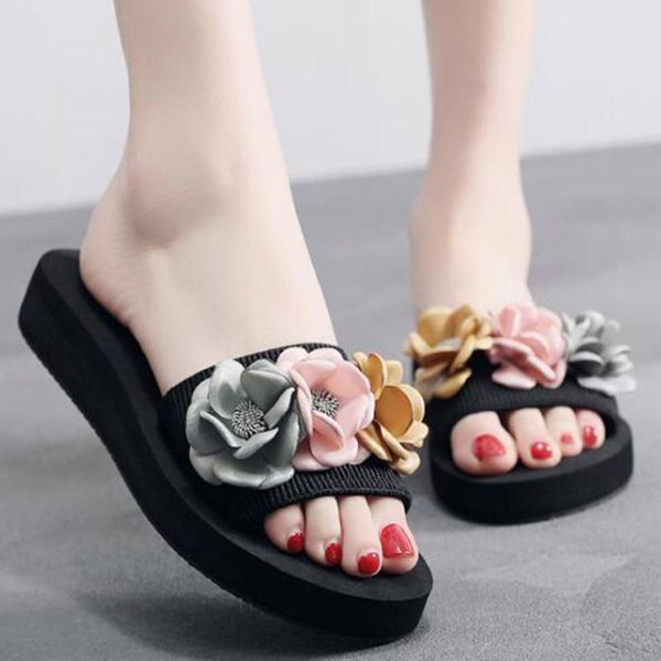 slippers summer women's shoes flowers indoor outdoor flip flops beach ladies flat hawaiian sandals xx9, Black
slippers summer women's shoes flowers indoor outdoor flip flops beach ladies flat hawaiian sandals xx9, Black