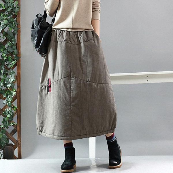 skirts fairy natural winter women vintage loose cotton padded warm casual skirt 2021 spring ladies elastic waist plaid thick, Black
skirts fairy natural winter women vintage loose cotton padded warm casual skirt 2021 spring ladies elastic waist plaid thick, Black