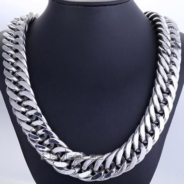 fashion gift 22mm heavy silver color double curb link rombo men chain boy 316l stainless steel necklace 18-36inch jewelry dlhn55 chains
fashion gift 22mm heavy silver color double curb link rombo men chain boy 316l stainless steel necklace 18-36inch jewelry dlhn55 chains