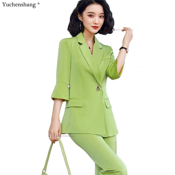 women's suits & blazers green black pant 2 piece set women half sleeve business interview suit uniform blazer and office lady eww3, White;black
women's suits & blazers green black pant 2 piece set women half sleeve business interview suit uniform blazer and office lady eww3, White;black