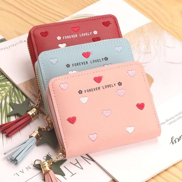 wallets purse women coin pockets ladies fashion tassel cards holder girls zipper purses wallet female 2021, Red;black
wallets purse women coin pockets ladies fashion tassel cards holder girls zipper purses wallet female 2021, Red;black