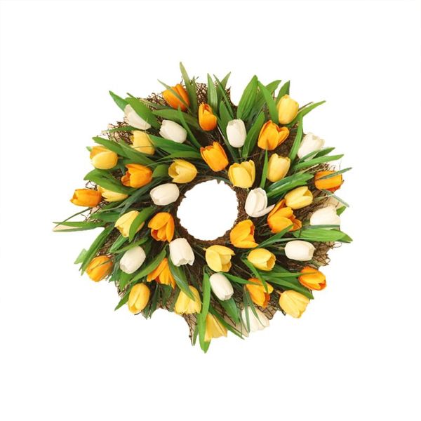 simulation large door decoration wreath, wedding tulip wreath pendant, window knocker grass ring decorative flowers & wreaths
simulation large door decoration wreath, wedding tulip wreath pendant, window knocker grass ring decorative flowers & wreaths