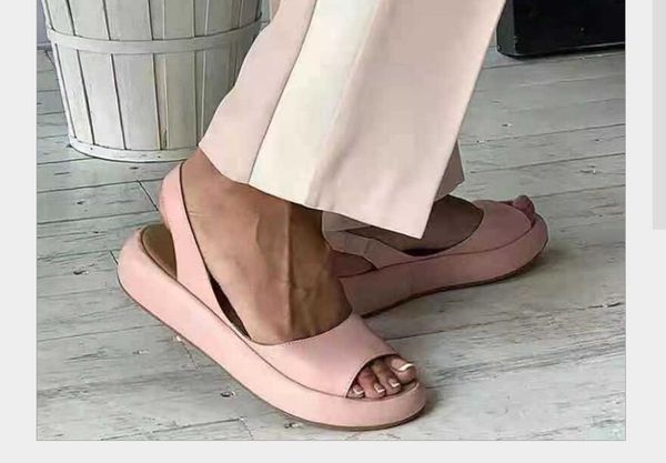 sandals women summer pu leather shoes fashion open toes platform white classic women's large size, Black
sandals women summer pu leather shoes fashion open toes platform white classic women's large size, Black