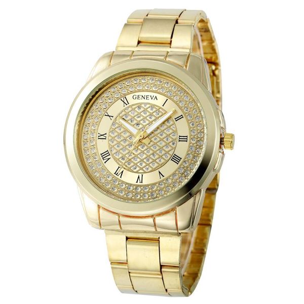 wristwatches geneva reloj hombre stainless steel sport quartz hour wrist analog watch women luxury exquisite round dial saatler clock b30, Slivery;brown
wristwatches geneva reloj hombre stainless steel sport quartz hour wrist analog watch women luxury exquisite round dial saatler clock b30, Slivery;brown