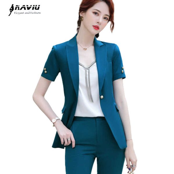 pants suit women summer temperament fashion high-end professional slim short sleeve blazer and trousers office lady work wear 210604, White;black
pants suit women summer temperament fashion high-end professional slim short sleeve blazer and trousers office lady work wear 210604, White;black