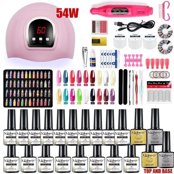 mobray nail set uv led lamp dryer with 18/6 pcs gel polish kit soak off manicure tools electric drill tools1
mobray nail set uv led lamp dryer with 18/6 pcs gel polish kit soak off manicure tools electric drill tools1