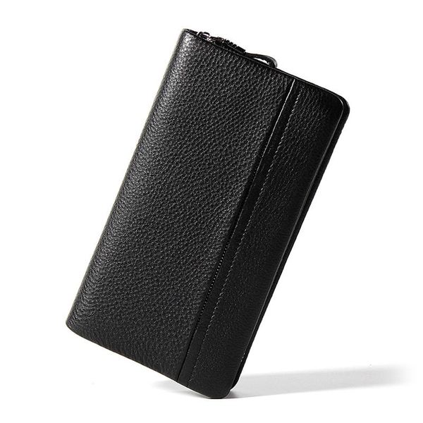 genuine leather clutch wallet and lady or man coin purse portomonee for phone bag card holder handy passport, White
genuine leather clutch wallet and lady or man coin purse portomonee for phone bag card holder handy passport, White