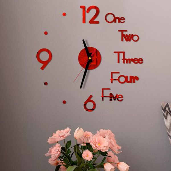 wall clocks acrylic digital 3d clock diy frameless mute mirror surface roman numerals sticker for home office drop
wall clocks acrylic digital 3d clock diy frameless mute mirror surface roman numerals sticker for home office drop