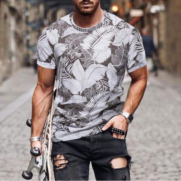 men's t-shirts leaf print oversized t-shirt hawaiian fitness summer tees o-neck man holiday beach male plus size camisetas, White;black
men's t-shirts leaf print oversized t-shirt hawaiian fitness summer tees o-neck man holiday beach male plus size camisetas, White;black
