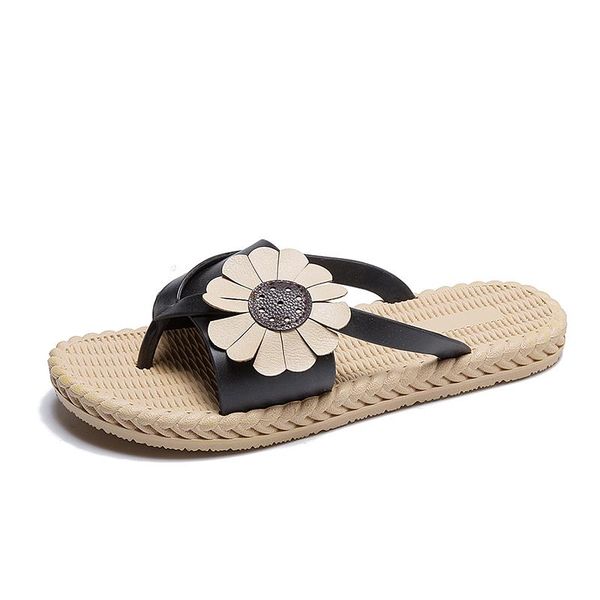 sunflower beach women shoes slides summer slippers fashion flip-flops thick bottom soft anti-slip female sandals, Black
sunflower beach women shoes slides summer slippers fashion flip-flops thick bottom soft anti-slip female sandals, Black