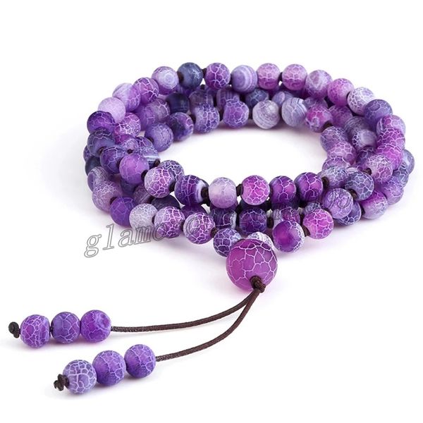 classic handmade bracelet for women men 108 mala beads necklaces natural purple weathered stone nacklace fashion elastic bracelets jewelry, Silver
classic handmade bracelet for women men 108 mala beads necklaces natural purple weathered stone nacklace fashion elastic bracelets jewelry, Silver