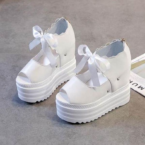 sandals summer style inner heightening slope with ladies sports simple pure color elegant waterproof platform., Black
sandals summer style inner heightening slope with ladies sports simple pure color elegant waterproof platform., Black