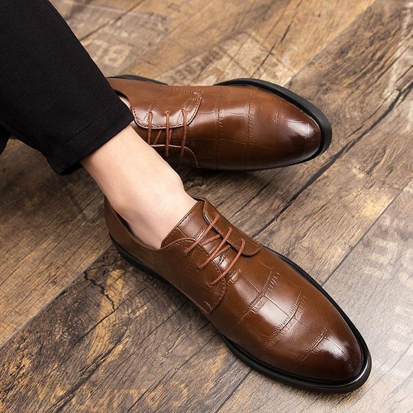 dress shoes luxury crocodile pattern formal men pu leather lace up waterproof high non-slip mocasin hombre big size 48, Black
dress shoes luxury crocodile pattern formal men pu leather lace up waterproof high non-slip mocasin hombre big size 48, Black