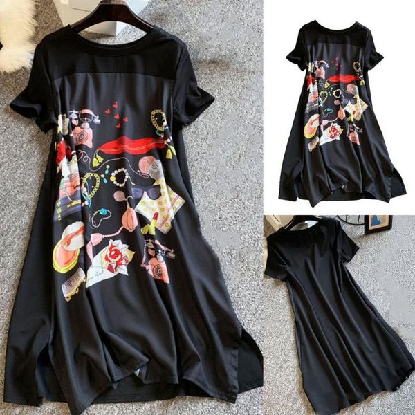 casual dresses plus size for women o neck stitching print dress breathable makeup pattern short sleeve midi streetwear, Black;gray
casual dresses plus size for women o neck stitching print dress breathable makeup pattern short sleeve midi streetwear, Black;gray