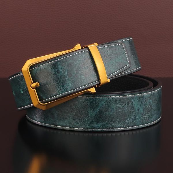 belts men belt designer exquisite casual genuine leather ceinture homme fashion waistband yellow pin buckle, Black;brown
belts men belt designer exquisite casual genuine leather ceinture homme fashion waistband yellow pin buckle, Black;brown