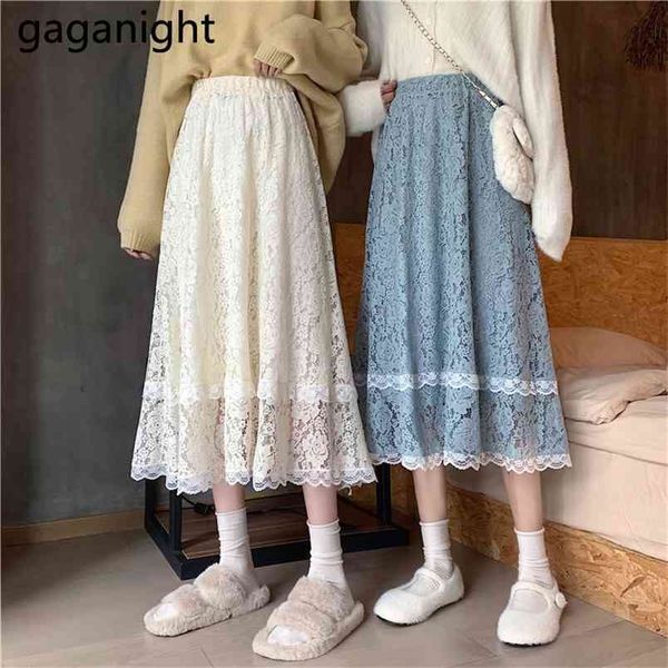 lace long skirt women autumn winter a-line skirts elegant solid high waist ruffles bottom all-match korean chic faldas 210601, Black
lace long skirt women autumn winter a-line skirts elegant solid high waist ruffles bottom all-match korean chic faldas 210601, Black