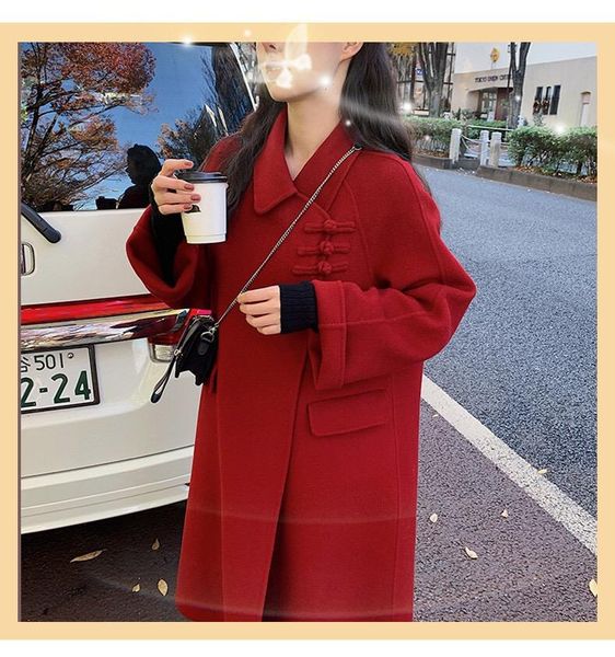 women's wool & blends qiu dong season han edition lax little woolen cloth coat female in the long waist, Black
women's wool & blends qiu dong season han edition lax little woolen cloth coat female in the long waist, Black