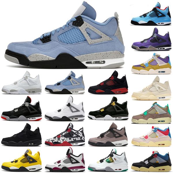 university blue 4 4s mens basketball shoes starfish metallic purple black cat bred fire red cactus jack men women sneakers us 5.5-13
university blue 4 4s mens basketball shoes starfish metallic purple black cat bred fire red cactus jack men women sneakers us 5.5-13