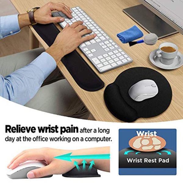mouse pads & wrist rests memory foam mechanical soft keyboard pad set ergonomic rest hand support cushion for office computer laptop
mouse pads & wrist rests memory foam mechanical soft keyboard pad set ergonomic rest hand support cushion for office computer laptop