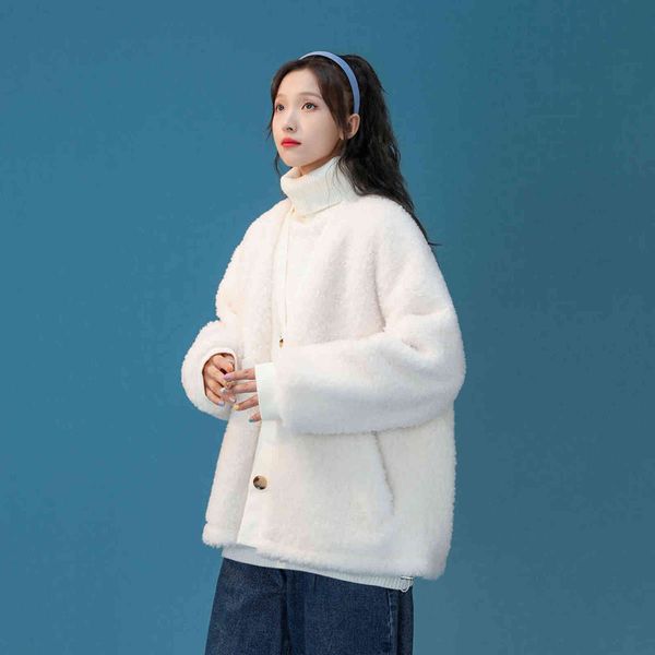@neutral fried chicken nice parka lamb wool thickened cotton cardigan coat d73p108, Black;brown
@neutral fried chicken nice parka lamb wool thickened cotton cardigan coat d73p108, Black;brown