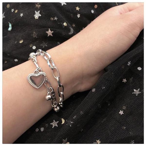 hip hop hipster double peach heart retro bracelet female bohemian style simple fashion charm bracelets, Golden;silver
hip hop hipster double peach heart retro bracelet female bohemian style simple fashion charm bracelets, Golden;silver