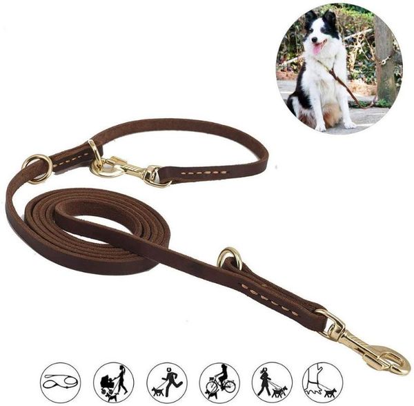 250x1.2cm multifunction 100% genuine leather pet dog leash luxury strong hands lead for small large animals collars & leashes
250x1.2cm multifunction 100% genuine leather pet dog leash luxury strong hands lead for small large animals collars & leashes
