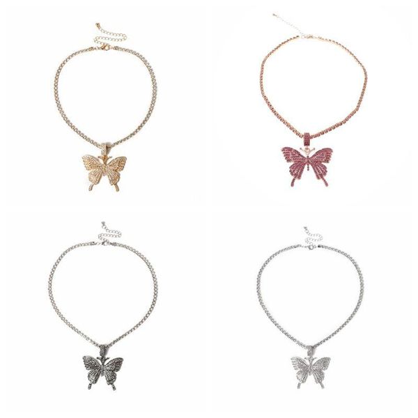 pendant necklaces sparking fully iced out crystal pave butterfly necklace fashion jewelry, Silver
pendant necklaces sparking fully iced out crystal pave butterfly necklace fashion jewelry, Silver