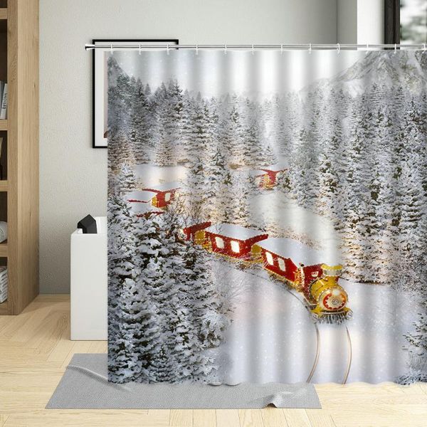 shower curtains winter snow landscape pine forest house natural scenery decor wall cloth white mountain curtain with hooks
shower curtains winter snow landscape pine forest house natural scenery decor wall cloth white mountain curtain with hooks