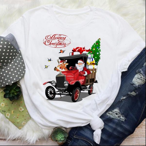 santa clause year holiday fashion women cartoon merry christmas graphic tees clothes print lady female t shirt, White
santa clause year holiday fashion women cartoon merry christmas graphic tees clothes print lady female t shirt, White