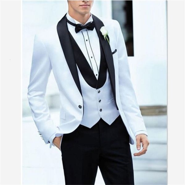 men's suits & blazers classic men's tux smolking groom fine suit and culine evening suits for white men ed in formal groom's, White;black
men's suits & blazers classic men's tux smolking groom fine suit and culine evening suits for white men ed in formal groom's, White;black
