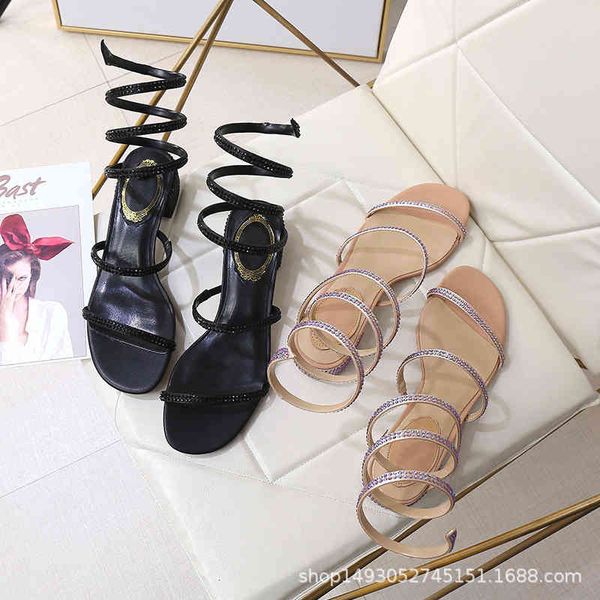 dress shoes summer new snake-shaped winding sandals semi-high heeled all-match crystal fairy wind open toe a- line women's 5w2i, Black
dress shoes summer new snake-shaped winding sandals semi-high heeled all-match crystal fairy wind open toe a- line women's 5w2i, Black