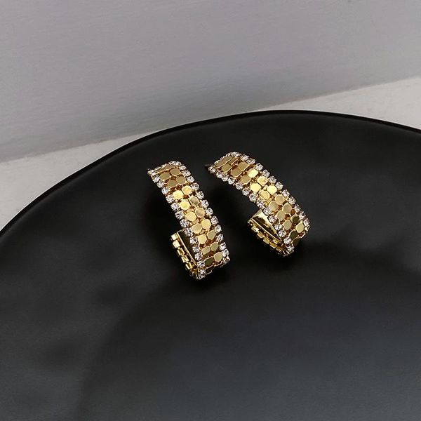 hoop & huggie lovoacc luxury sparkly gold sequins earrings for women temperament shiny rhinestone c shaped night club jewelry, Golden;silver
hoop & huggie lovoacc luxury sparkly gold sequins earrings for women temperament shiny rhinestone c shaped night club jewelry, Golden;silver