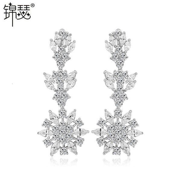 jewelry charm stud flower earrings aaa zircon exaggerated atmosphere fashion accessories women's, Golden
jewelry charm stud flower earrings aaa zircon exaggerated atmosphere fashion accessories women's, Golden