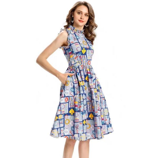 casual dresses 2021 summer cotton runway fashion butterfly sleeve blue print ruffles with pocket midi elegant party dress, Black;gray
casual dresses 2021 summer cotton runway fashion butterfly sleeve blue print ruffles with pocket midi elegant party dress, Black;gray
