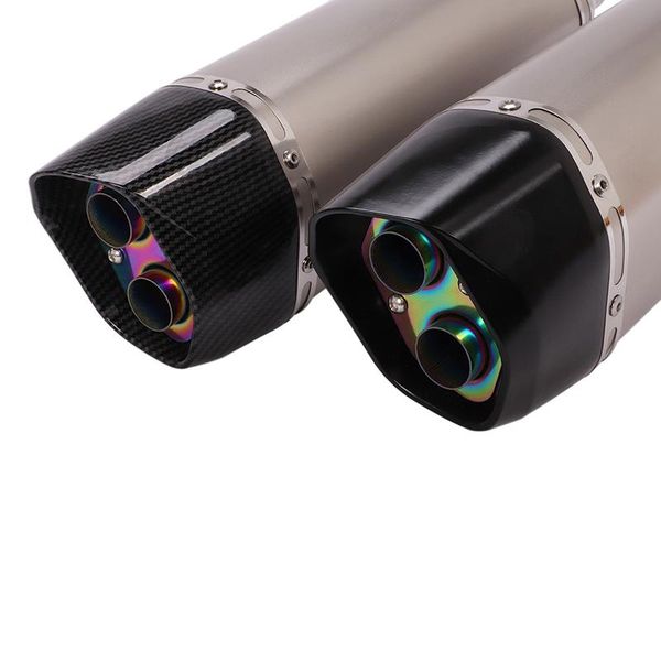 motorcycle exhaust system 51mm universal dual tail pipe with db killer 470 /570mm stainless steel for atv street bike
motorcycle exhaust system 51mm universal dual tail pipe with db killer 470 /570mm stainless steel for atv street bike